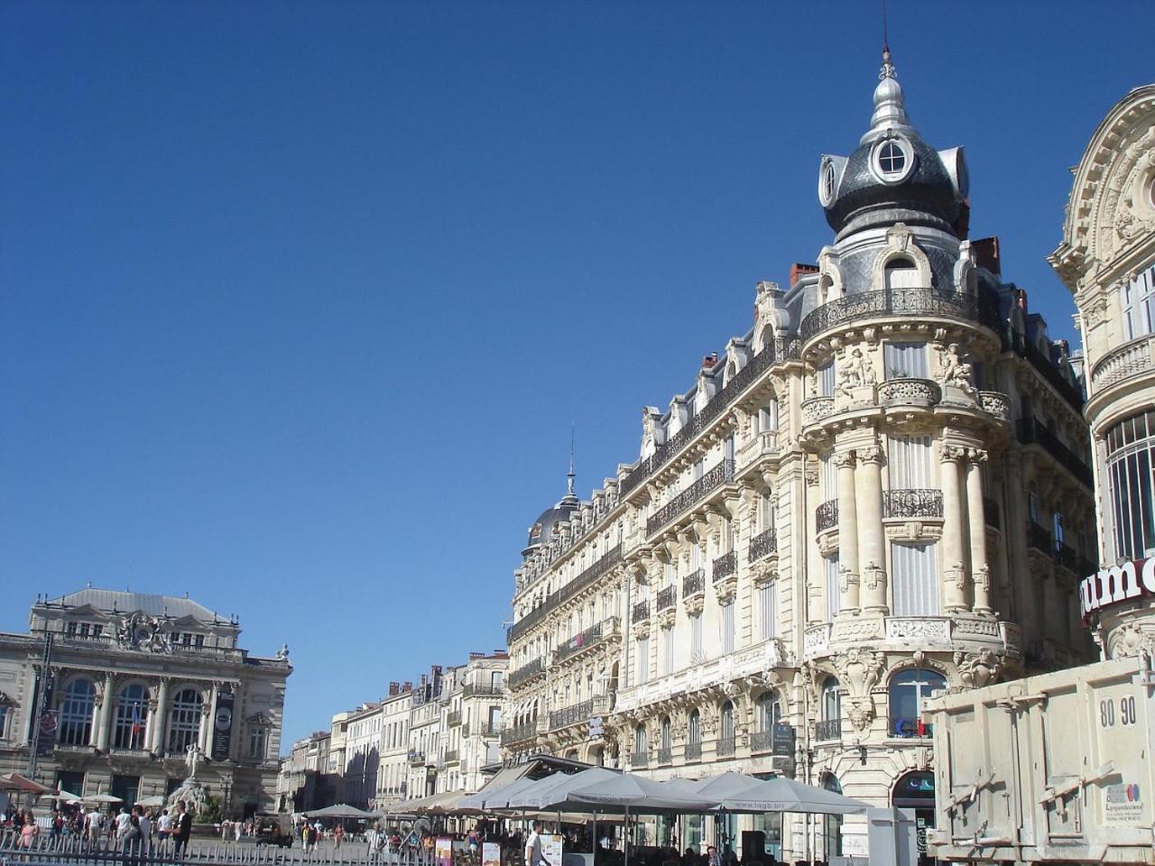 Douillet Et Coquet Appartement Climatise - Parking Prive Gratuit - Centre Montpellier Luaran gambar